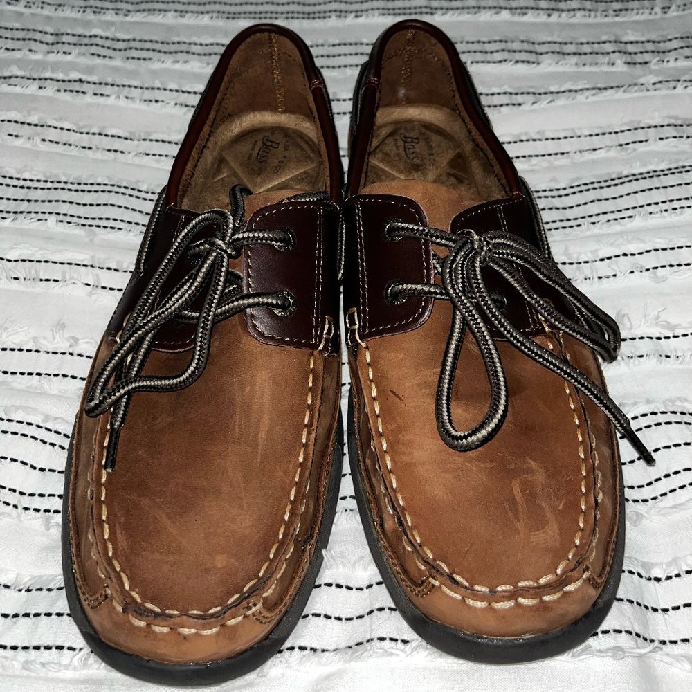Bass - Brown Boat Shoes - Size 10